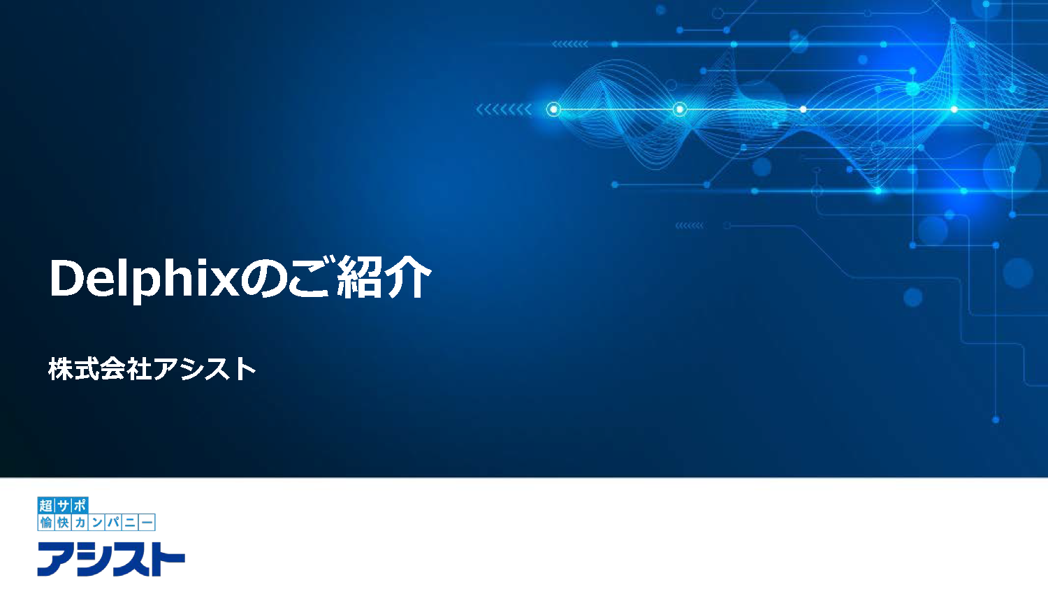Delphix の紹介資料