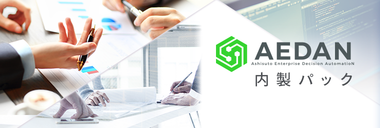 ビジネスのアイデアを即カタチにする　AEDAN内製パック