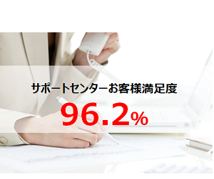 万全のサポート体制